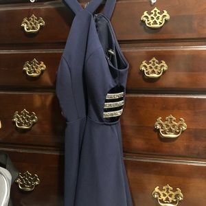 Navy blue Speechless dress ONLY USED ONCE